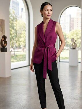 Banana Republic Purple Blazer Suit Jacket Size 8